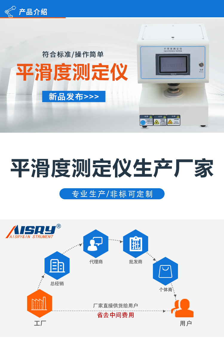 纸板平滑度测试仪